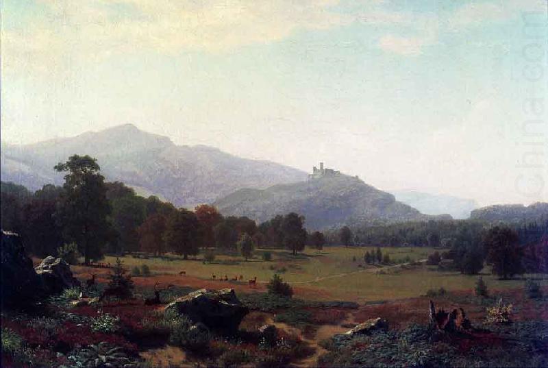 Autumn in the Conway Meadows looking towards Mount Washington, Albert Bierstadt